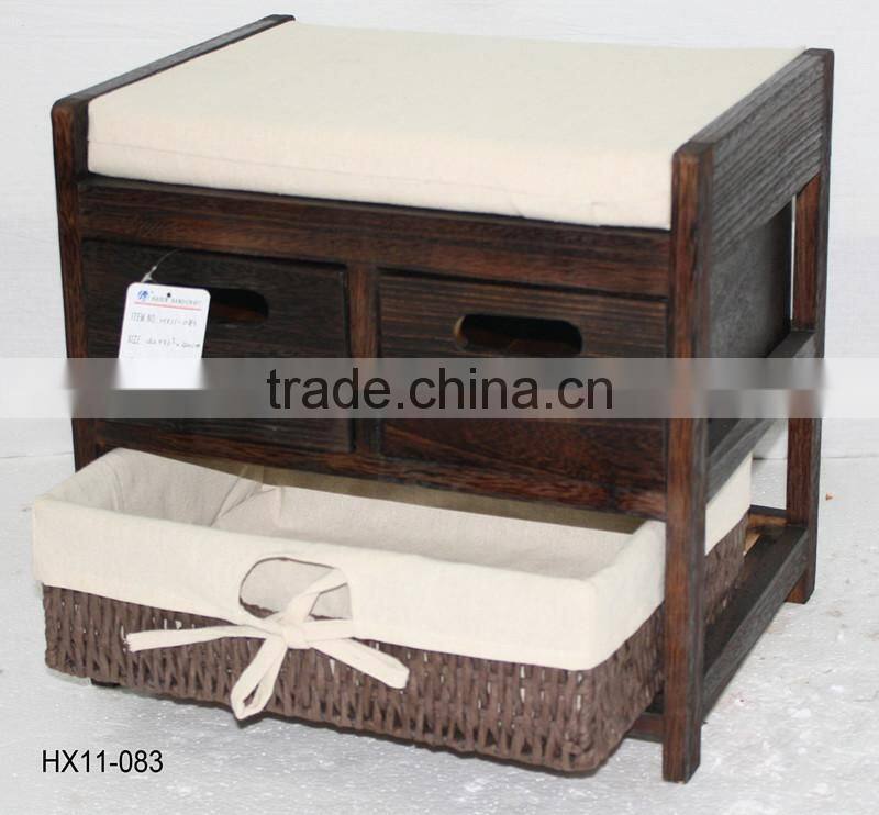 Comoda Banco Asiento para Vestibulo Pasillo Bano Dormitorio Blanco Nuevo