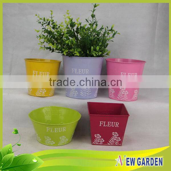 Hot selling easy install decoration square/oval shape flower pot