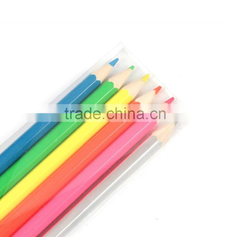 Fluorescent colored Jombo pencil neon color pencil