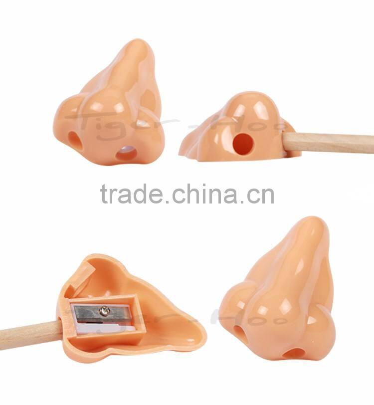 Gift Guide Adjustable Fancy Skin Color Nose Shaped Jumbo Pencil Sharpener