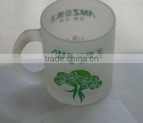 Reusable perfect prefessional quick customized glass mug with handle