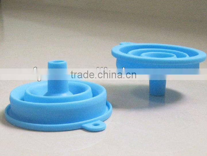 eco-friendly silicone foldable funnel for kichen