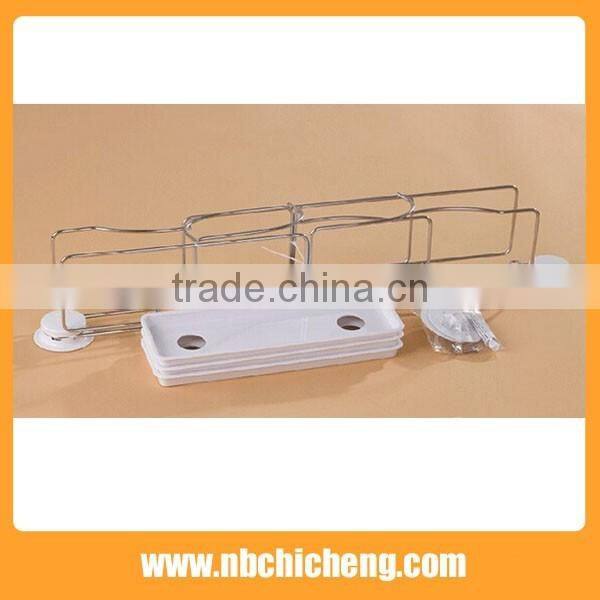 Bath toiletries rack stronge suction utensil shelf multi storage holder