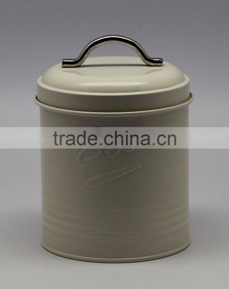 Food-grade Kitchen Storage Canister with Embossed Logo