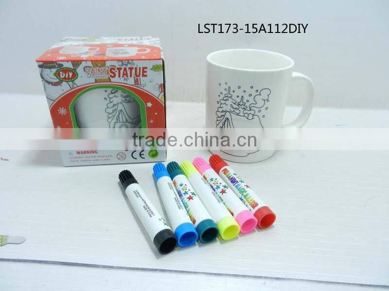 ceramic christmas diy paint design mug