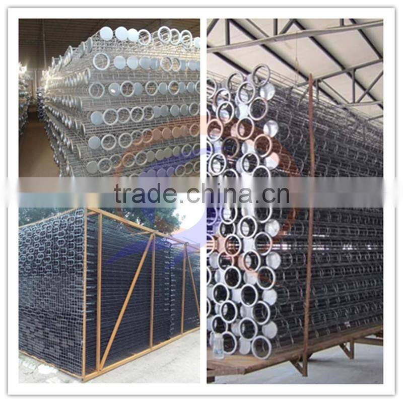 Dust collector organosilicone stainless steel filter bag cage