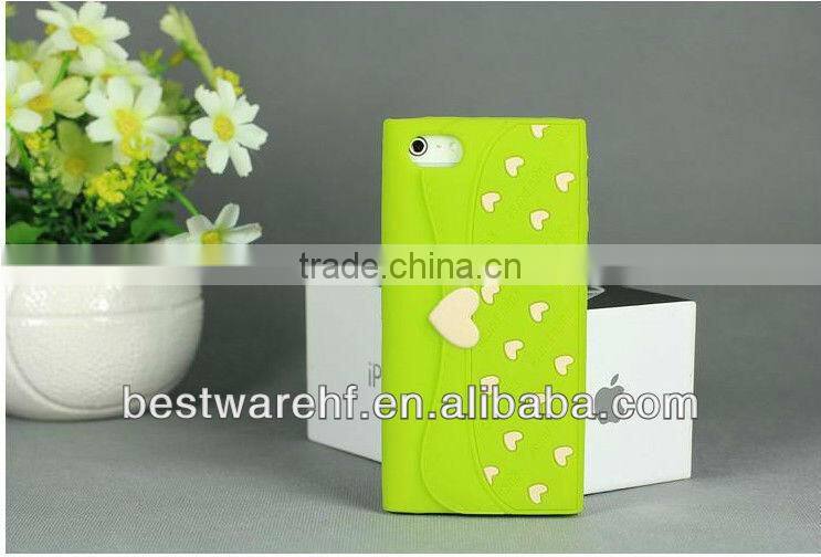 BAG shape silicone mobile phone case for apple iphone5