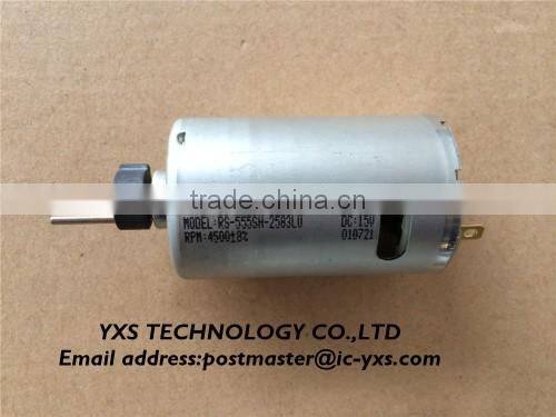 RS-555SH-2583LV Strong magnetic dc15V 4500rpm 125ma dc motor high torque and power for car pump motor