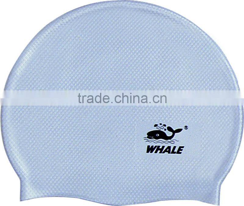 2016 single color silicone swimming cap and adult swimming hat made by direct factory