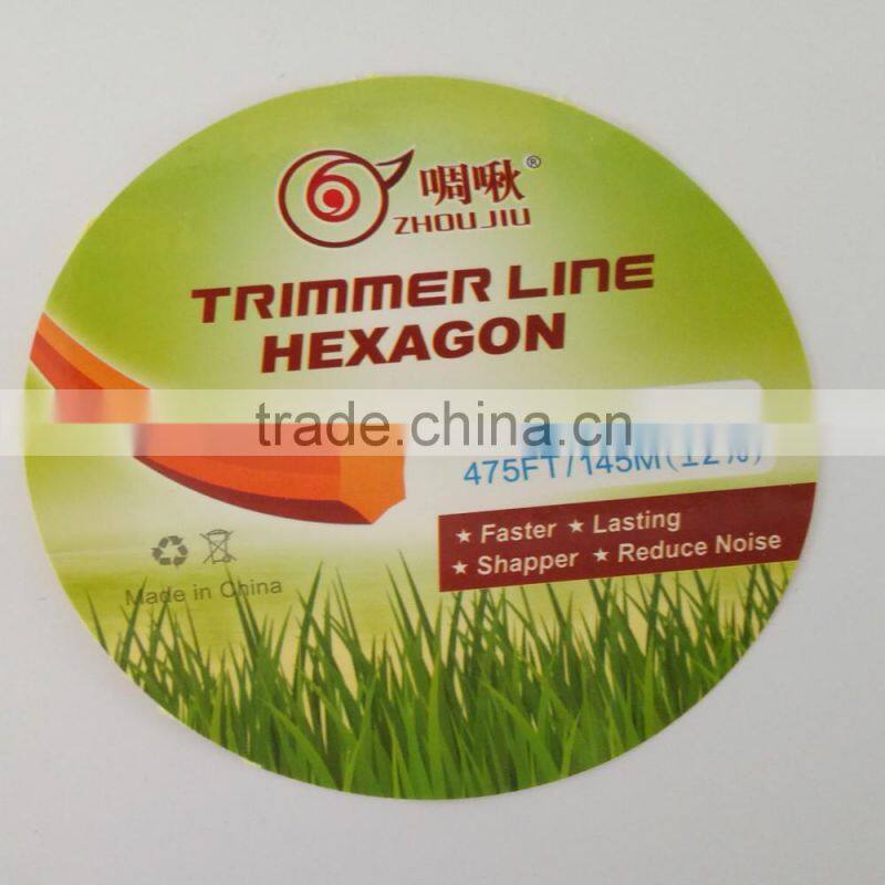 Famous brand zhoujiu hexagon trimmer line ,welcome to buy
