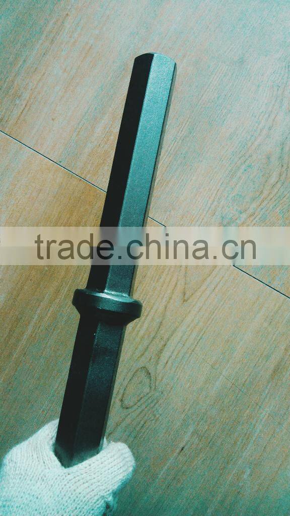 Hex point pneumatic chisel 28x160. shank 28x550mm