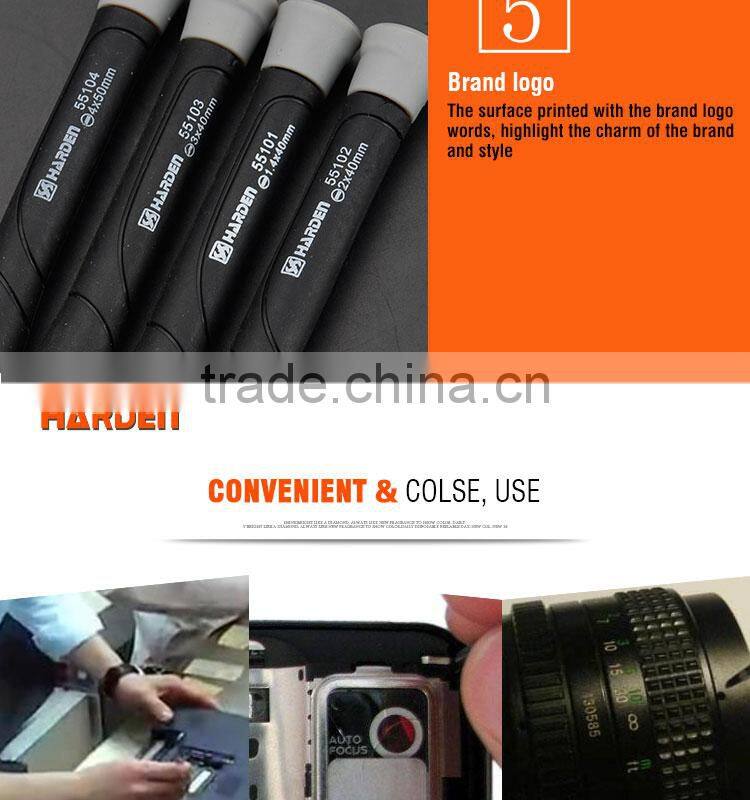 Professional Hand Tool Flat Type Precision Screwdriver 3.0X50mm