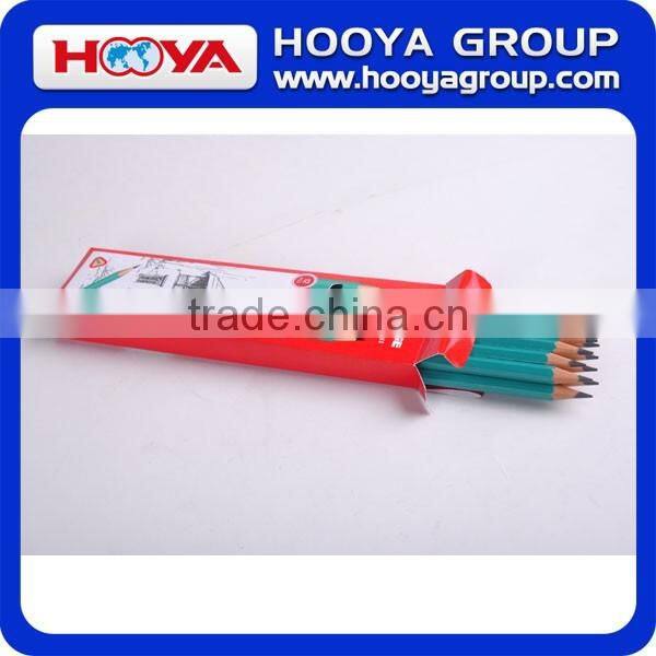 7" length Hexagonal lead2.0 HB Plastic Pencil Pre-Sharpened without Eraser, box of 12pcs,