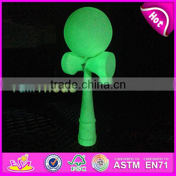 2017 New design funny children wooden toy kendamas for sale W01A192