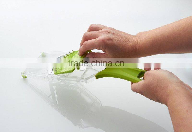 The Professional Mandoline Slicer Cutter Grater Steel V-Blade Guard Fruit Fries Cook