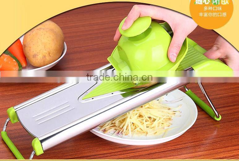 The Mandoline Slicer Vegetable Cutter Stainless Steel Kitchen Grater Chopper Blade