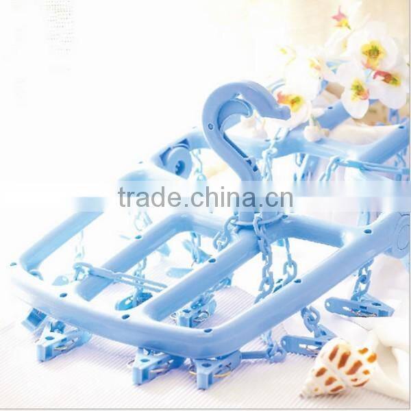 OEM creative plastic hanger for baby socks/new hanger for baby socks/Custom wholesale plastic hanger manufacturer