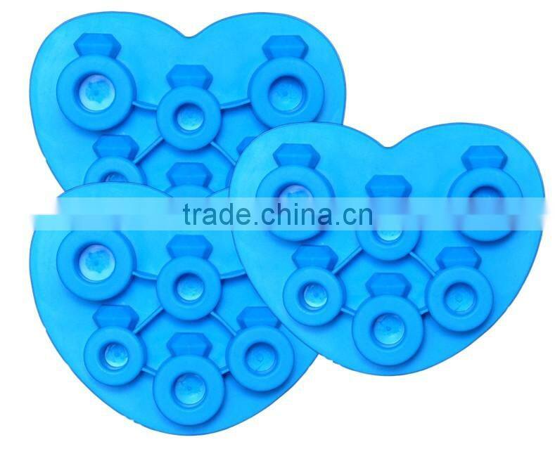 Fashion silicone ice cube tray for shooter glass mold