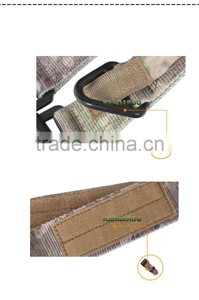 Luxury Sport Military Tactical Belt With Stainless Steel Belt Buckle
