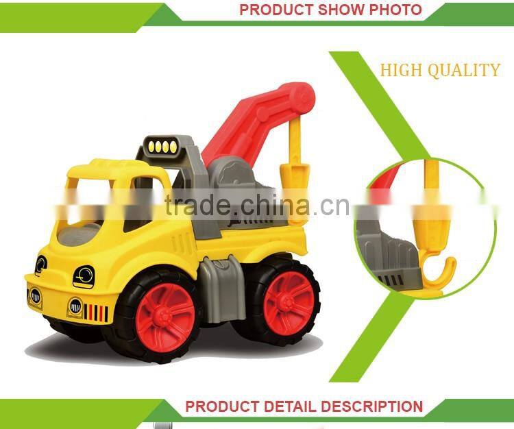 Newest product kids plastic sliding concrete pump truck model toys