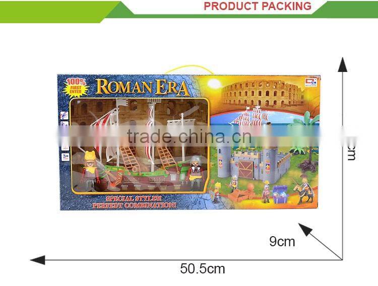 Children play school toys plastic roman toy soldiers play set
