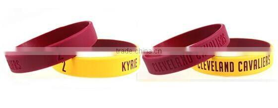 Promotional ink filled silicone bracelet,silicon wristband,slap wristband