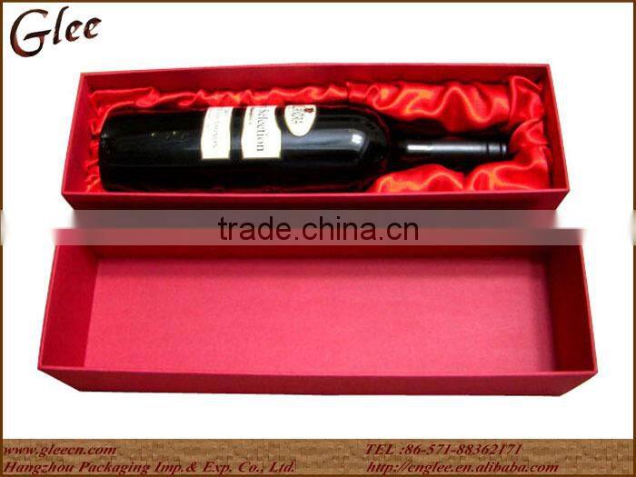 Excellent Card Board Wine Gift Box for Single Glasses