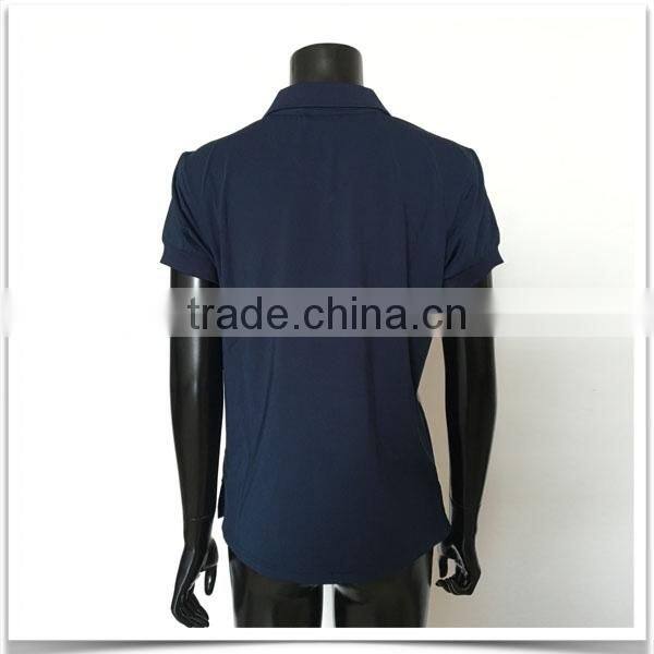 ZX OEM ODM polo shirt womencustom logo men and ladies polo shirtstripe polo shirt
