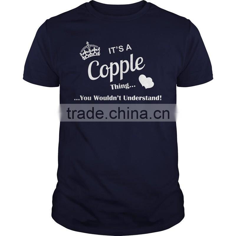 OEM screen printed navy blue t-shirts for man