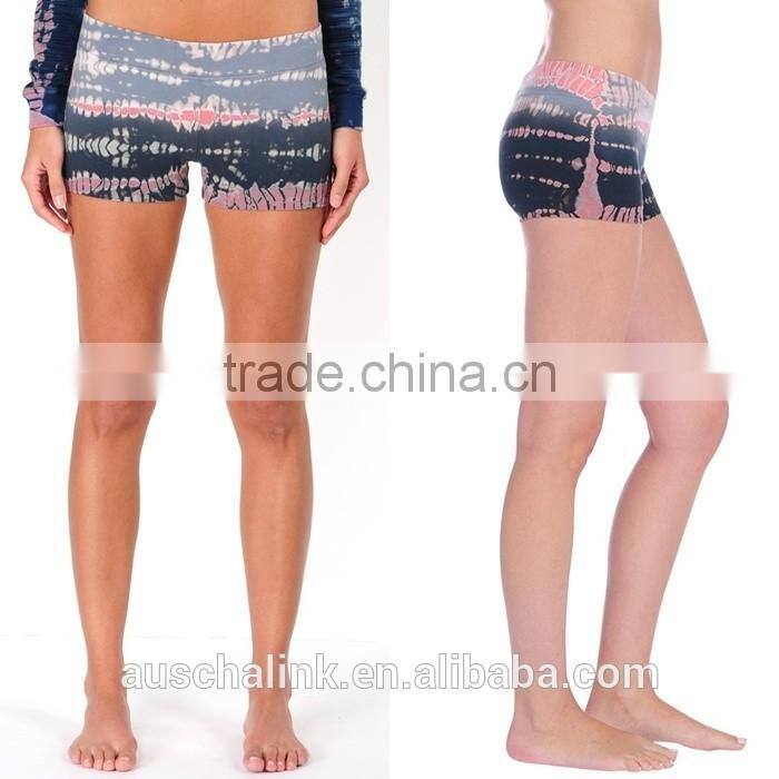 new style wholesale lady custom print booty shorts OEM service