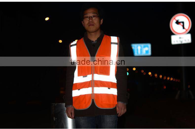 high visible reflective vest , custom made reflective vest factory