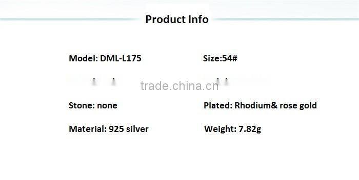 Fashion Design 925 sterling silver knit bangle bracelets