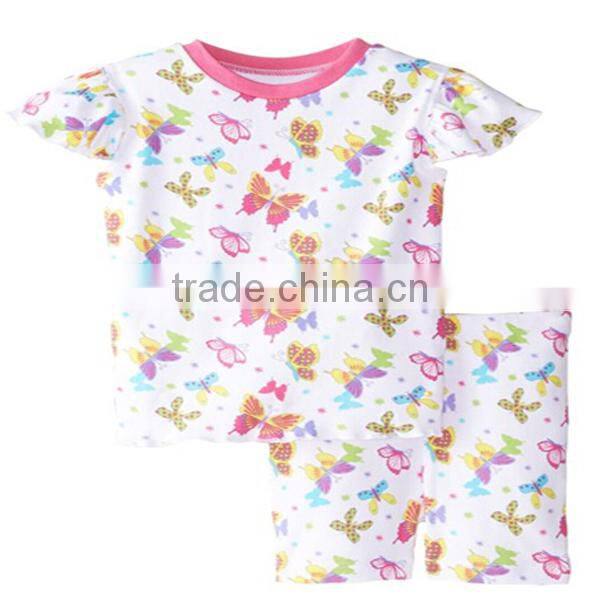Butterfly Magic cotton girl's sleepwear short pajama