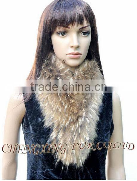 CX-S-47B Hot Selling Custom Color Raccoon Fur Trim Strips
