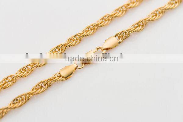 simple fashion link chain necklace