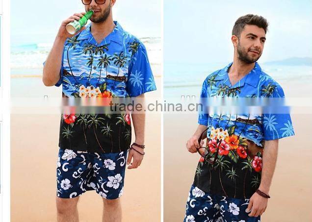MENS PRINTED HAWAIIAN SHIRT NP08