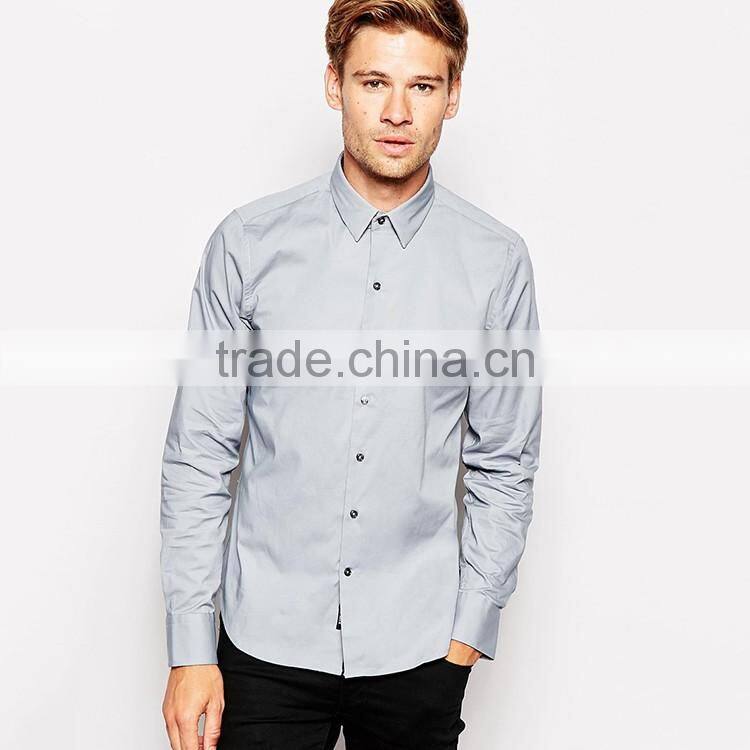 Stretch high quality poplin shirt pant shirt new style