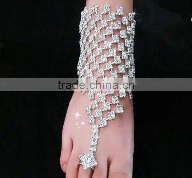 Retro tree leaf anklet high end turquoise leaf foot jewelry new design leaf anklet for 2016 promotional items