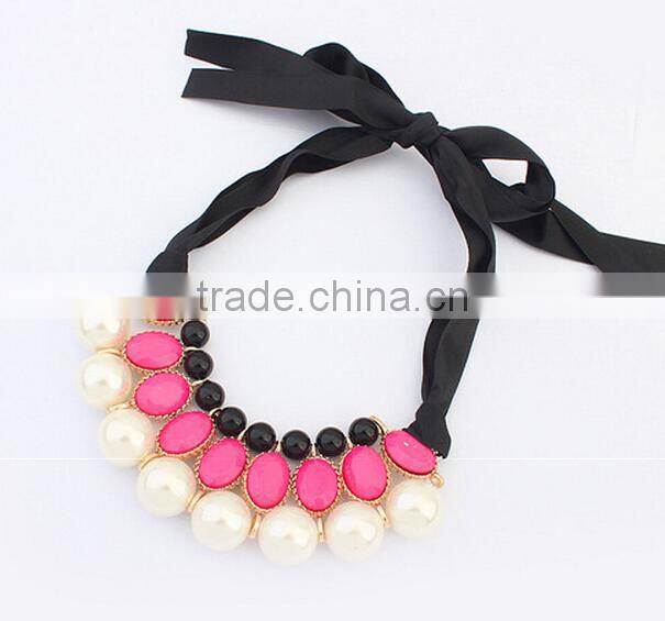 high quality latest women pearl necklace