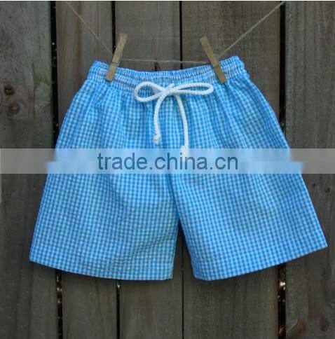 Wholesale Baby Girls Korean Style Baby Leggings Kids Pants Summer Fashion Blue Stripe Shorts