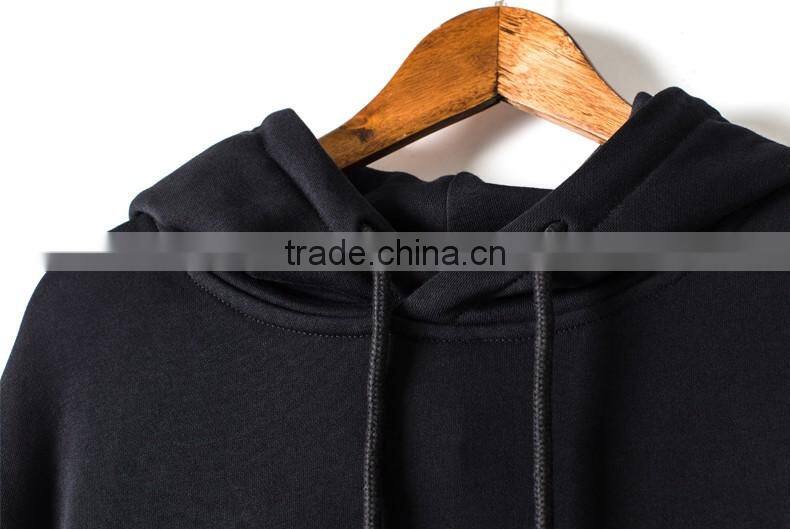 2017 design your own hoodie pullover sweatshirt embroidered black hoodie sweatshirt
