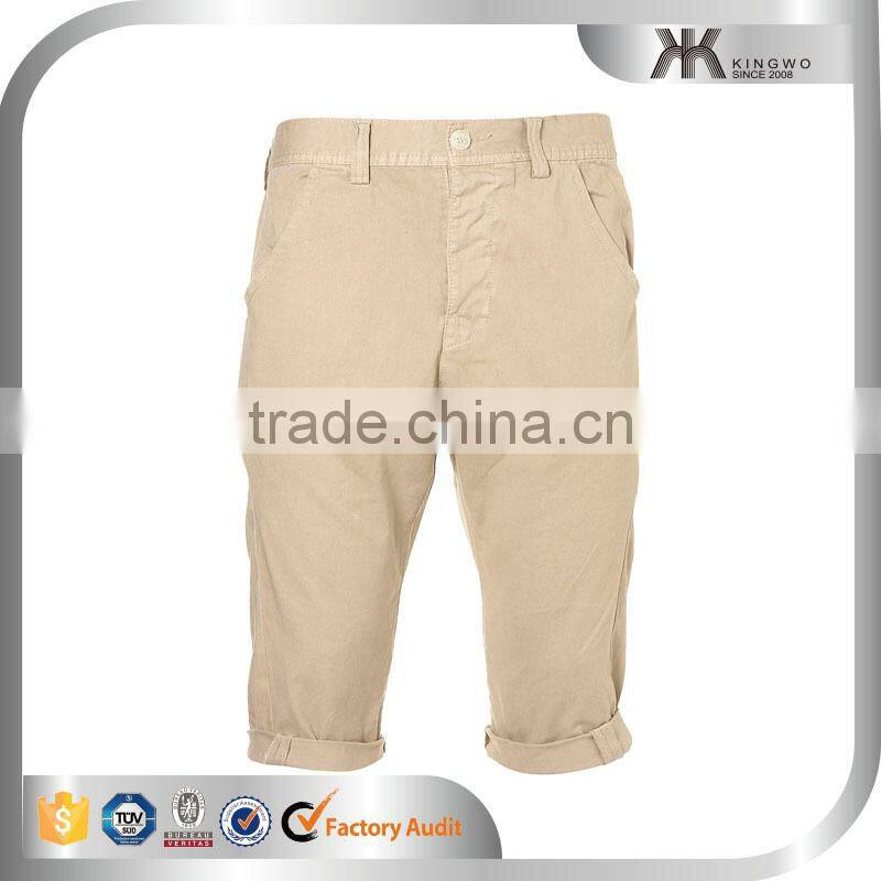 Wholesale custom 100% cotton mens chino shorts