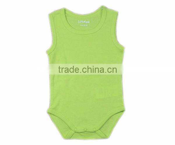 2017 New Design Baby Rompers Plain 100% Cotton