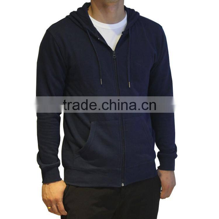 2017 New product fashion men custom longsleeve hoodies