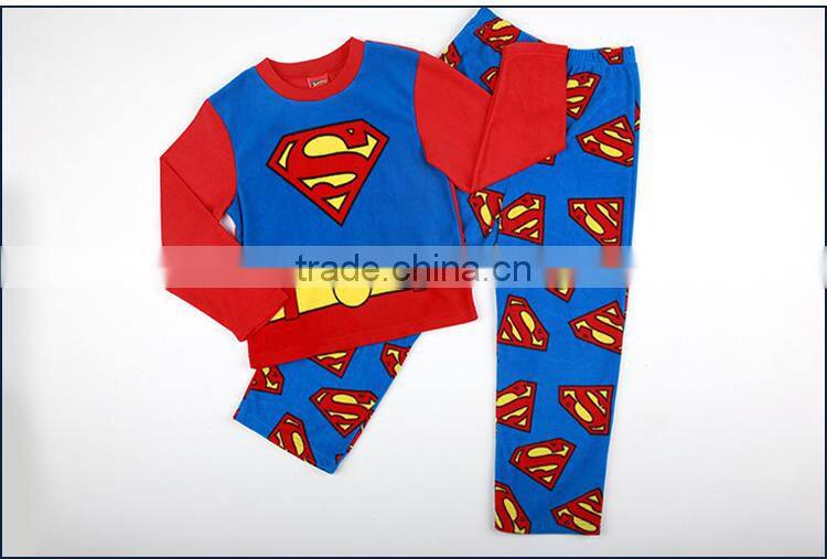 super man pajamas super soft fleece sleeping wear