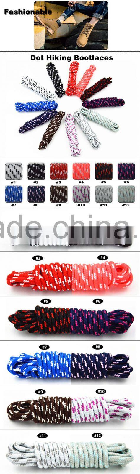 Flexible Hiking Walking Skate Polyester Boots Brand Shoelaces - Strong Durable Mountaineering boots shoelaces