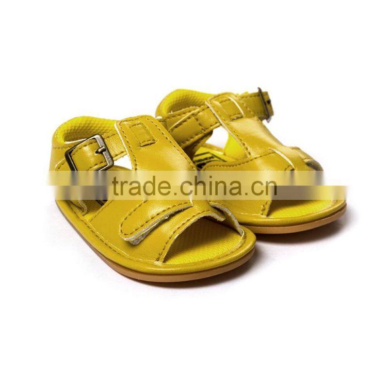 Designer PU baby sandals, soft feel baby sandals