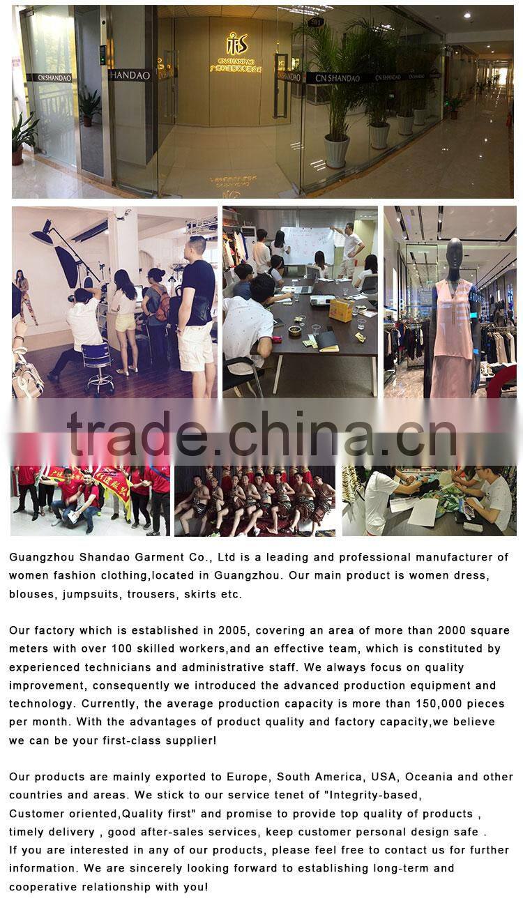 Women summer wear wholesale new design solid colour fashion women casual pants