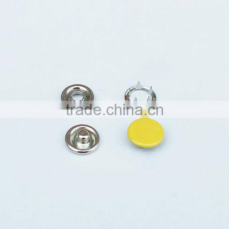 Fashion Colorful Baby Clothing Stainless Steel Ring Snap Button