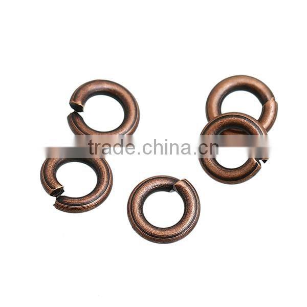 Copper Opened Jump Rings Findings Round Antique Copper